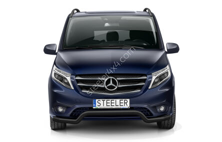 Front cintres pare-buffle NOIR - Mercedes-Benz Vito (2014 - 2020 - 2024)