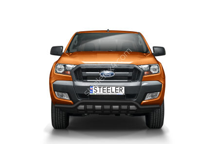 Frontschutzbügel mit Grill SCHWARZ - Ford Ranger (2016 - 2019 - 2022)