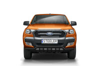 Orurowanie rozłożyste z grillem CZARNE - Ford Ranger (2016 - 2019 - 2022)