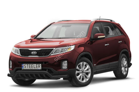 Orurowanie rozłożyste z grillem CZARNE - KIA Sorento (2012 - 2015)