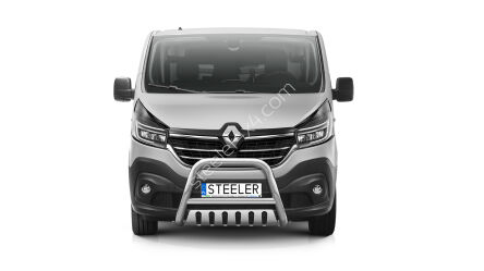 Pare-buffle avant avec plaque de protection - Renault Trafic (2019 - 2021)