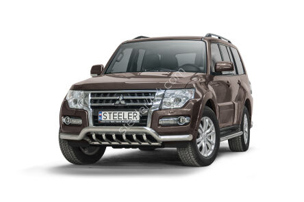 Frontschutzbügel mit Grill - Mitsubishi Pajero (2015 -)