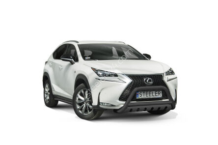 Frontschutzbügel mit Blech SCHWARZ - Lexus NX F-Sport (2014 - 2020)