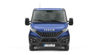 Orurowanie z poprzeczką CZARNE i dodatkową ochroną świateł przeciwmgielnych - Iveco Daily (2019 - 2024)