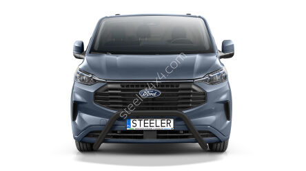 Orurowanie przednie bez poprzeczki CZARNE - Ford Transit Custom (2023 -)