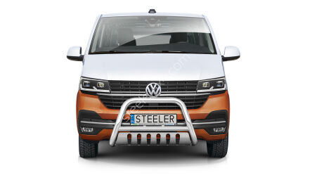 Pare-buffle avant avec plaque de protection - Volkswagen T6.1 (2019 -)