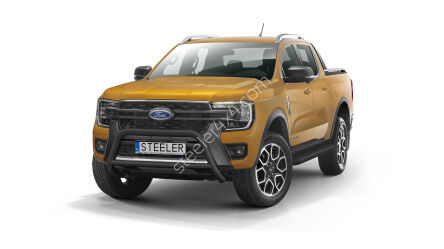 Frontschutzbügel mit Querstrebe SCHWARZ - Ford Ranger (2023 -)