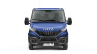 Orurowanie przednie z poprzeczką CZARNE - Iveco Daily (2019 - 2024)