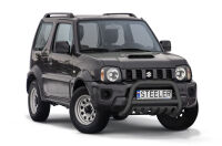 Pare-buffle avant avec plaque de protection NOIR - Suzuki Jimny (2012 - 2018)