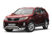 Front cintres pare-buffle avec plaque de protection - KIA Sorento (2012 - 2015)