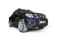 EC "A" bar with cross bar and axle-plate BLACK - Nissan Navara (2005 - 2010)