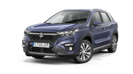 Orurowanie przednie bez poprzeczki CZARNE - Suzuki S-Cross (2021 -)