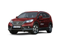 Frontschutzbügel mit Querstrebe SCHWARZ - Honda CRV (2012 - 2016 -)