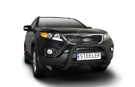 Pare-buffle sans barre transversale NOIR - KIA Sorento (2009 - 2012)