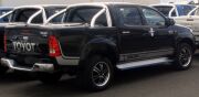 Tonneau cover with roll-bar - Toyota Hilux (2005 - 2011 - 2015)