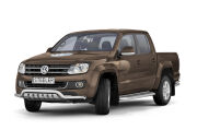 Front cintres pare-buffle avec plaque de protection - Volkswagen Amarok (2009 - 2016)
