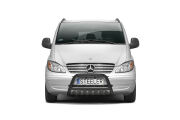 Orurowanie przednie z blachą CZARNE - Mercedes-Benz Vito (2003 - 2010)